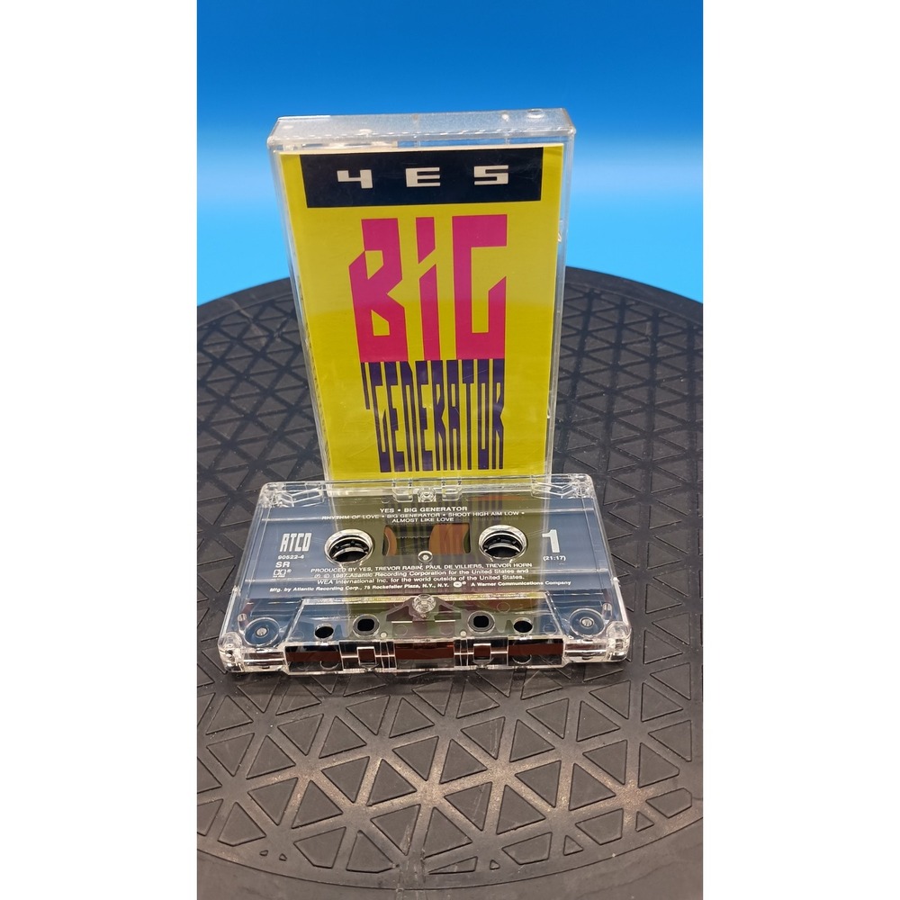Yes Big Generator Cassette Tape 1987 Atco Records Rock Art Rock 90522-4